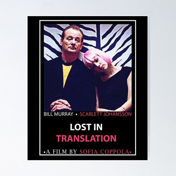 Lost In Translation Alternative Minimalist Movie Poster Sofia Coppola  Poster for Sale by Ruby Star