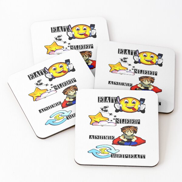 Item preview, Eat Sleep Anime Repeat – Funny anime gift designed and sold by KaluzaThreadse.