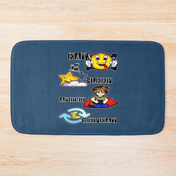 Item preview, Eat Sleep Anime Repeat – Funny anime gift designed and sold by KaluzaThreadse.