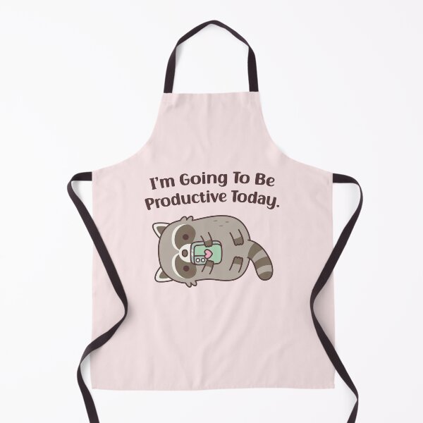 Item preview, Cute Lazy Raccoon Going To Be Productive Today Funny designed and sold by rustydoodle.