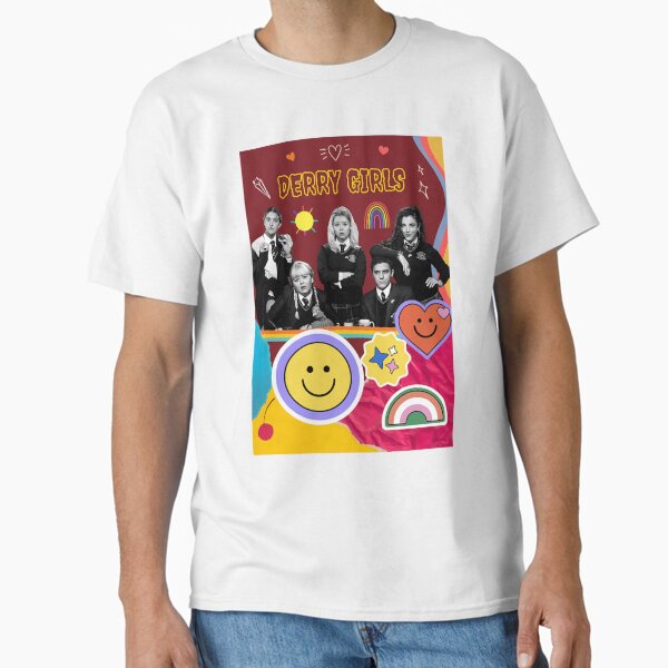 Mens Funny Purple Derry Girls Cool Classic T-Shirt