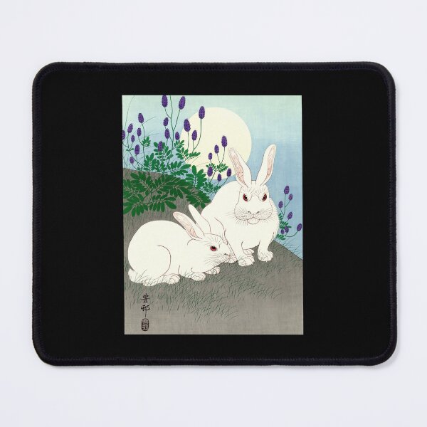 Item preview, Rabbits At Full Moon - Ohara Koson designed and sold by zggihsxqj4.