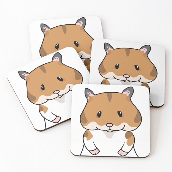 Item preview, cute hamster standing syrian kawaii designed and sold by heyjayyay.