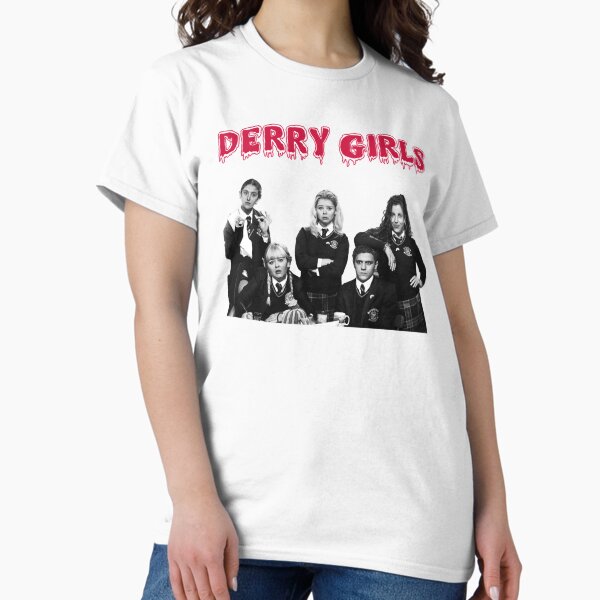 Music Vintage Retro Derry Girls Vintage Photograp Classic T-Shirt
