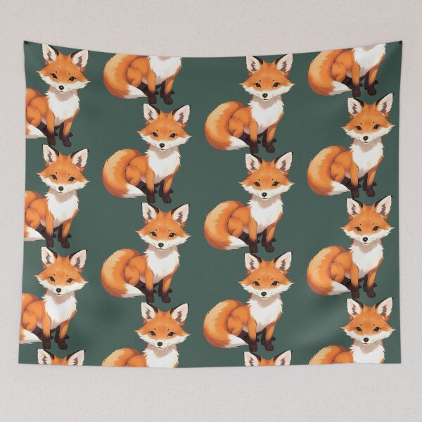 Item preview, Red Fox: Graceful Elegance of Nature's Wild Canine designed and sold by ikshvaku.