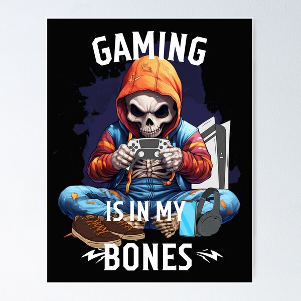 Artikel-Vorschau von Skeleton Gaming steckt mir in den Knochen 201, designt und verkauft von PomskysRus.
