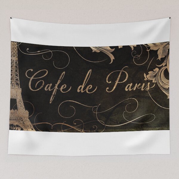 Item preview, Cafe de Paris designed and sold by Sasha Art Gallery.