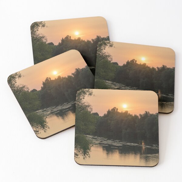 Item preview, Sunset over the Verdant Riverside of Maritsa River designed and sold by Georgia Mizuleva.