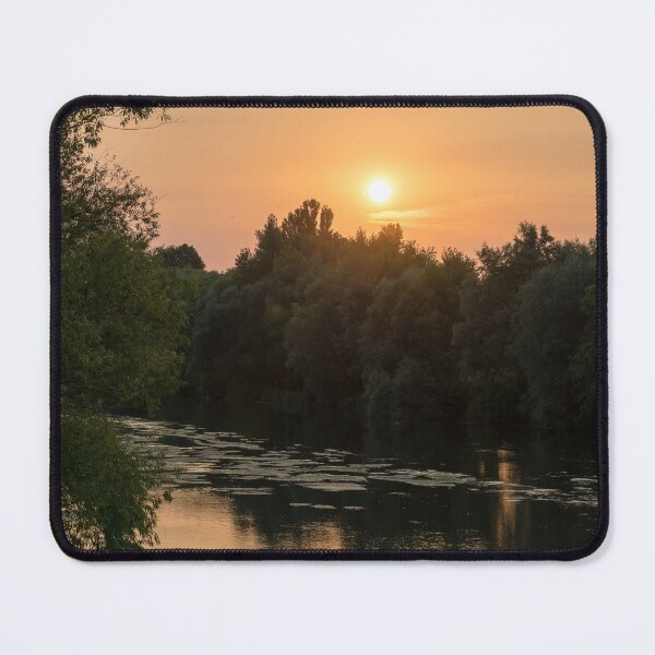Item preview, Sunset over the Verdant Riverside of Maritsa River designed and sold by Georgia Mizuleva.