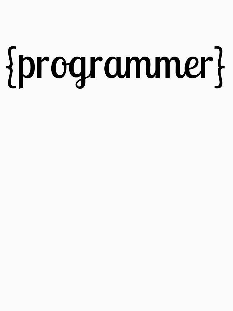 Thumbnail 4 of 4, V-Neck T-Shirt, Programmer Developer function brackets Sticker designed and sold by nikolap99.