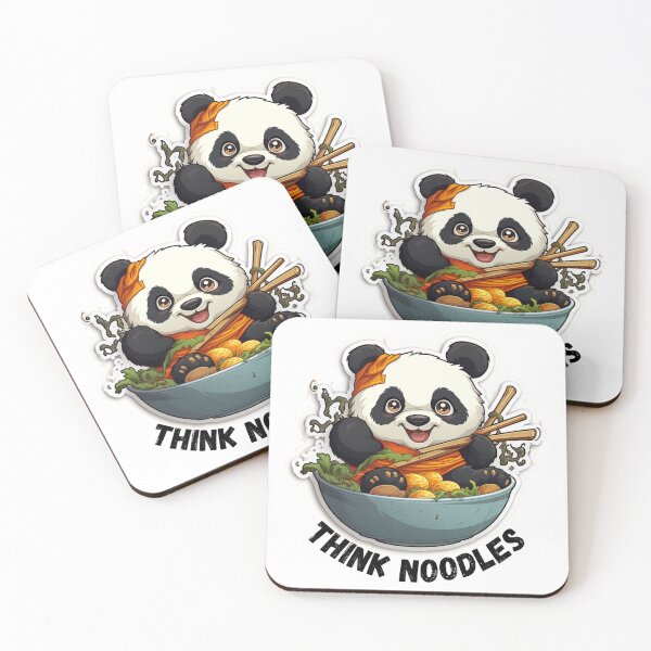 Artikelvorschau, Thinknoodles Panda isst Nudeln entworfen und verkauft von Socool101.