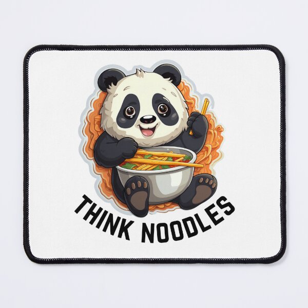 Item preview,  Thinknoodles Panda eating noodles with noddle's  designed and sold by Socool101.