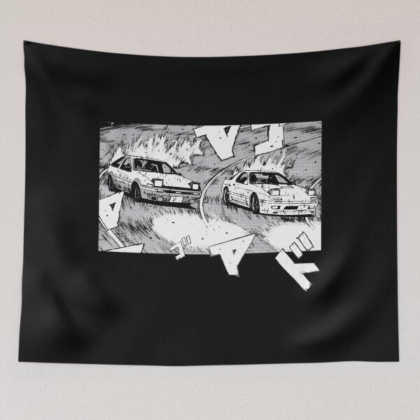 Item preview, Initial d fujiwara takumi and takahashi keisuke manga Classic 		 designed and sold by umzwgmbdth59.