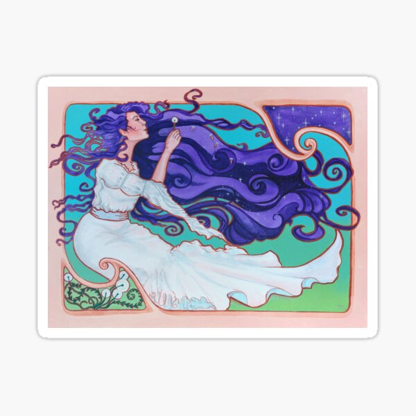 Mother Night Melissa Muse Fantasy art Sticker