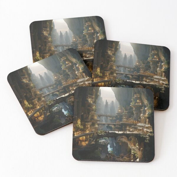 Item preview, The City Below - An AI Creation designed and sold by shakespeare1212.