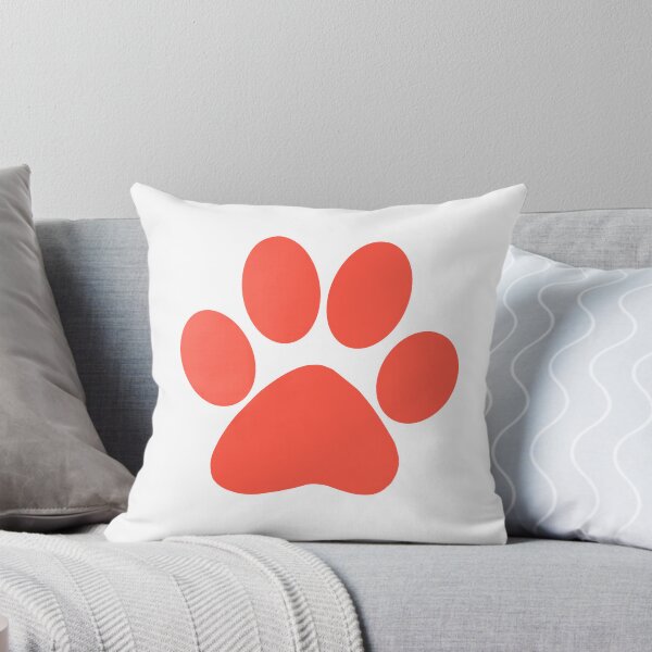 Item preview, Orange Paw Print designed and sold by -designsbymeg-.