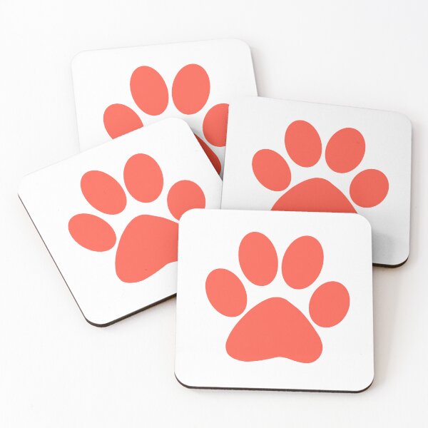 Item preview, Orange Paw Print designed and sold by -designsbymeg-.