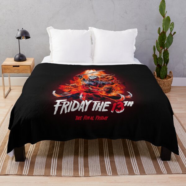 Friday the 13th Plush shops Throw Blanket