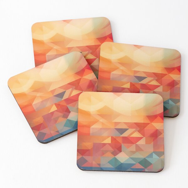 Item preview, Geometric Sunset Pattern designed and sold by GoeCentric.