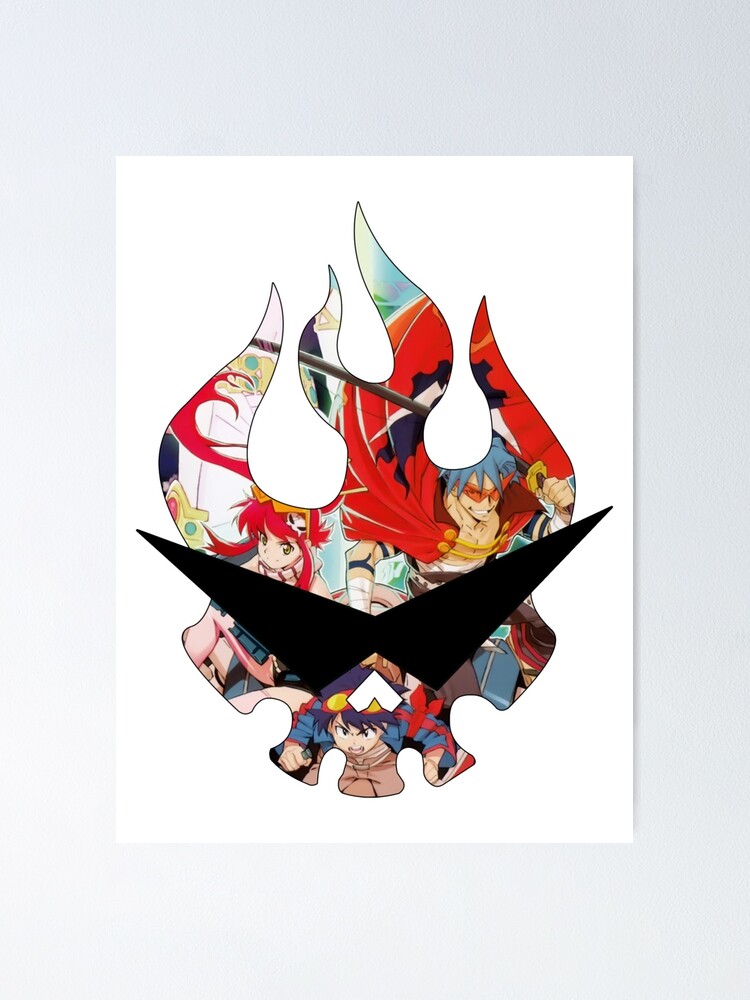 Tengen Toppa Gurren Lagann Characters Poster Wall Decor – Twentyonefox