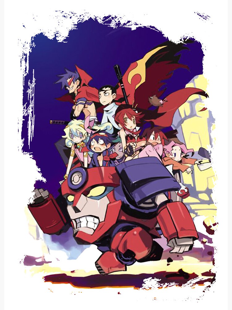 Super Tengen Toppa Gurren Lagann Postcard for Sale by