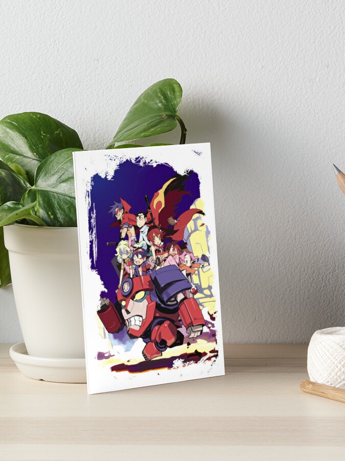 Tengen Toppa Gurren Lagann anime Art Board Print for Sale by