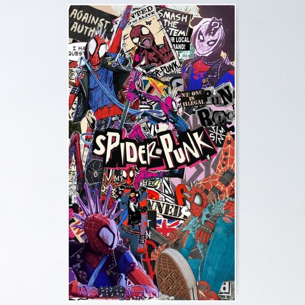 Item preview, Spidey punk aesthetic designed and sold by barbarasmiith.