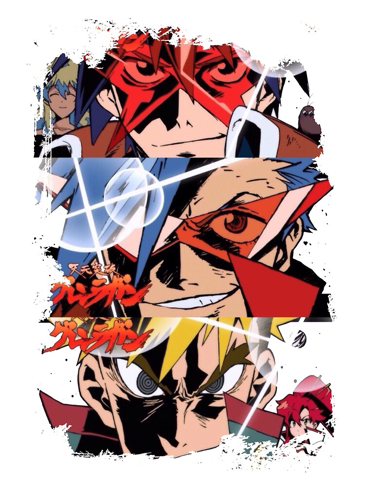 anti spiral tengen toppa gurren lagann Greeting Card for Sale by