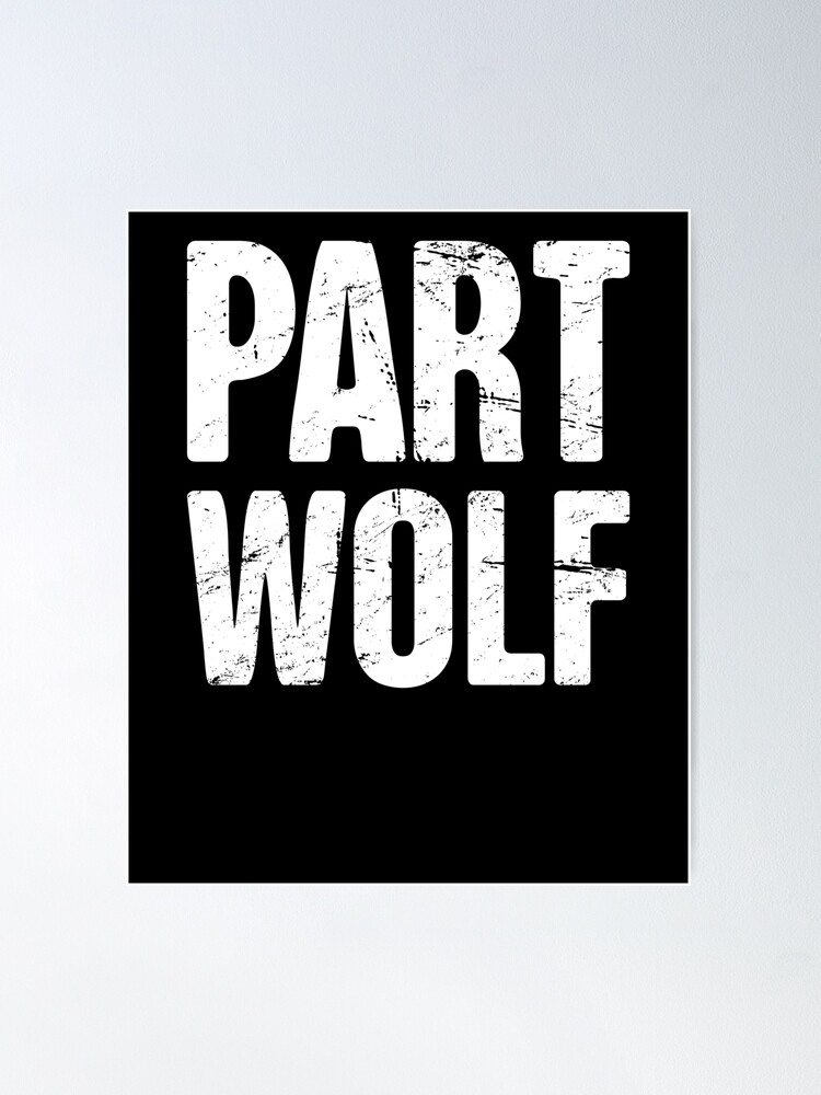 Wolf Therian Poster for Sale by TrueCrimeStuff