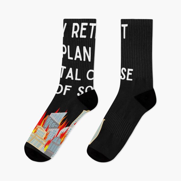 Item preview, My Retirement Plan is The Total Collapse of Society   designed and sold by FilomenaHarber.