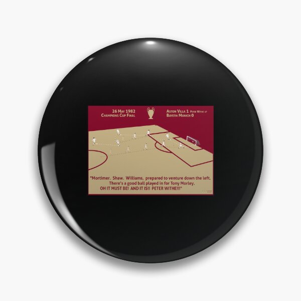 Item preview, Peter Withe Aston Villa European Cup goal designed and sold by CLUBSHOPPRI.