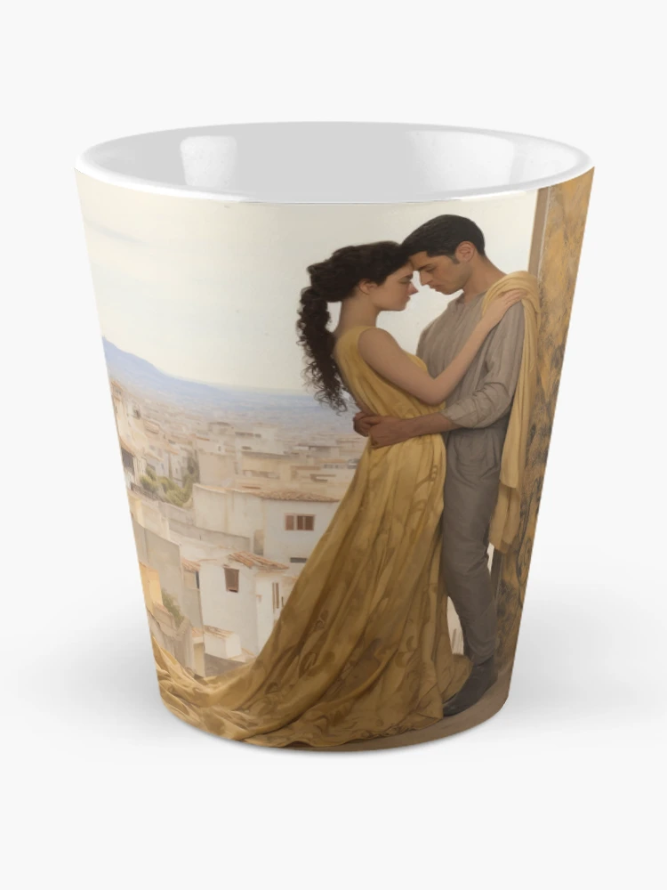 Thumbnail 2 of 4, Coffee Mug, The Kiss designed and sold by RicoInStudios.