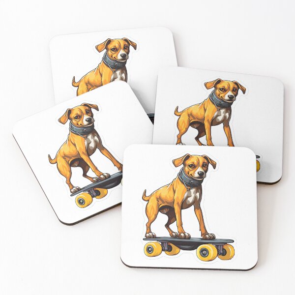 Artikelvorschau, Hund auf einem Skateboard entworfen und verkauft von abmkf.