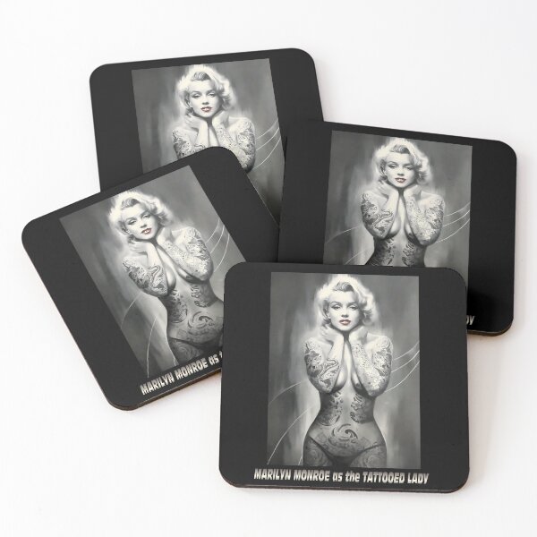 Item preview, MARILYN MONROE as The TATTOOED LADY Print   	 designed and sold by vhfpbppdd5.