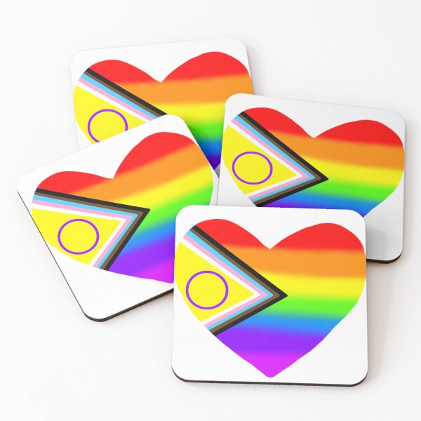 Item preview, pride heart designed and sold by LiquidGender.