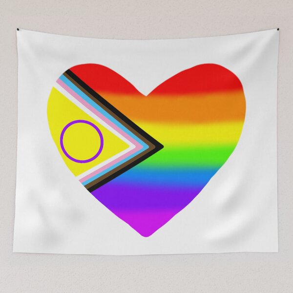 Item preview, pride heart designed and sold by LiquidGender.