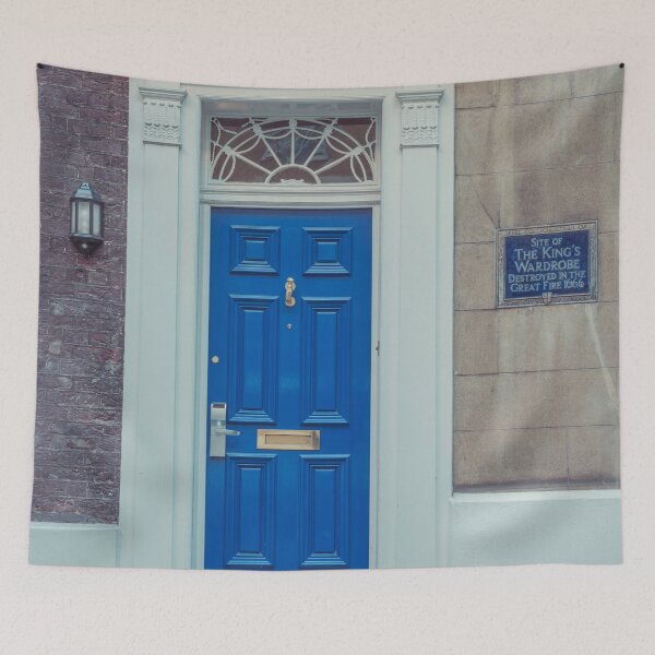 Item preview, Wooden Door on Old Building designed and sold by assaf.