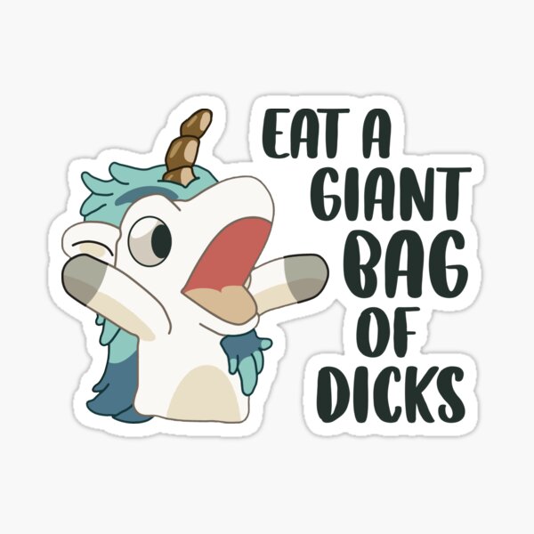 Eat A Giant Bag of Dicks Tee Funny Unicorn' Computer Backpack