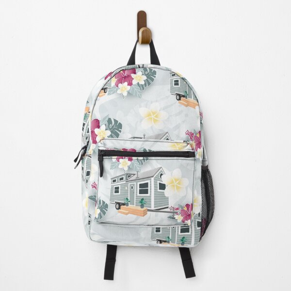 Item preview, Tiny House and Tropical Flower Hawaiian Print designed and sold by Christine Briggs.