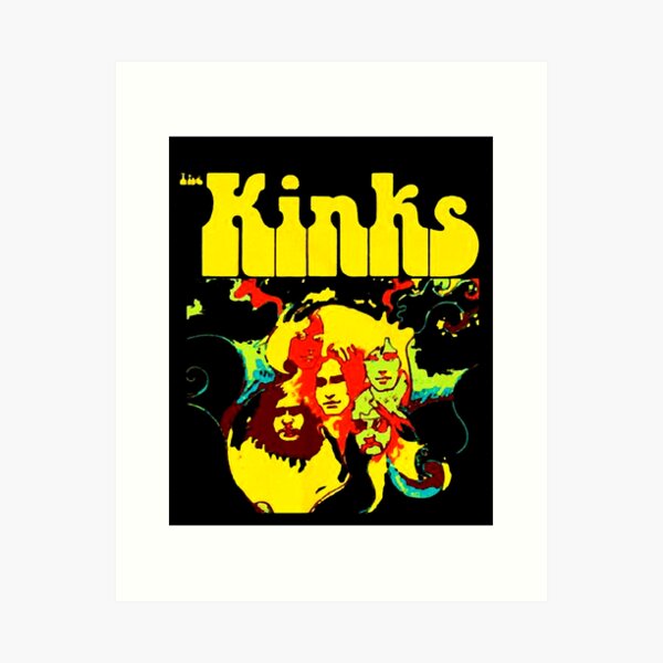 Aperçu de l'œuvre The Kinks Love Rock Band Art Essentiel créée et vendue par ErnaMoore.