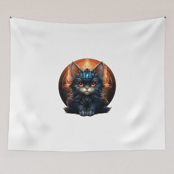Item preview, Astral Cat designed and sold by CrittersHub.