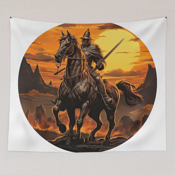Item preview, Black horse at sunset designed and sold by abmkf.