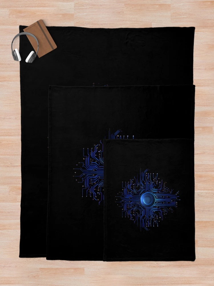 Thumbnail 5 of 6, Throw Blanket, Machine Learning AI Deep Learning Programmer Computer Software Coding designed and sold by farhanhafeez.
