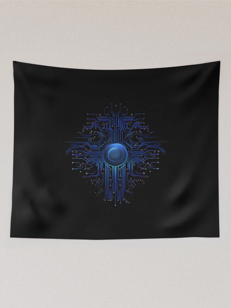 Thumbnail 2 of 3, Tapestry, Machine Learning AI Deep Learning Programmer Computer Software Coding designed and sold by farhanhafeez.