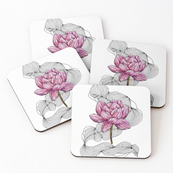 Item preview, Lotus Flower Abstract III designed and sold by amyliafaizal.