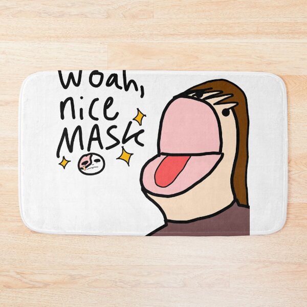 Item preview, Larry Sally Face Nice Mask designed and sold by davien-digiac.
