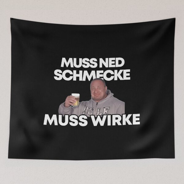 Item preview, Markus Rühl Meme Muss ned schmecke muss wirke   1	 designed and sold by vhfpbppdd5.