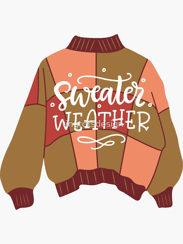 Sweater Weather Characters Sticker Sheet - Autumn Stickers - Girl