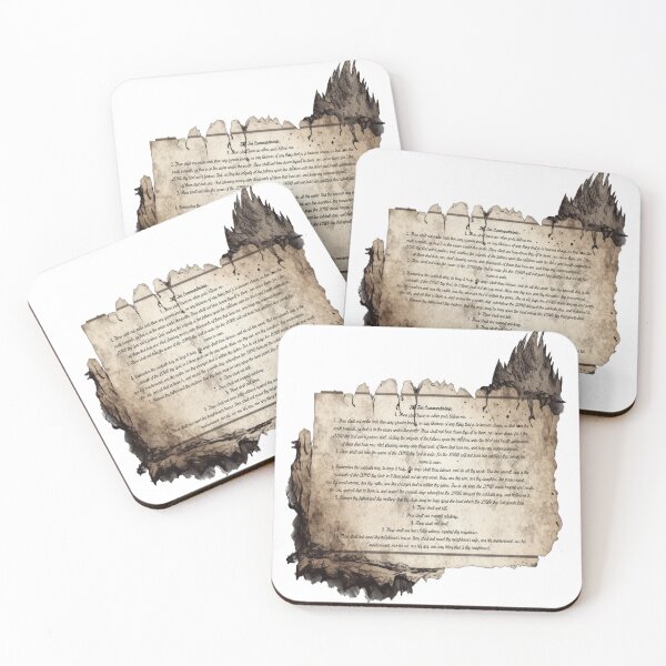 Item preview, The 10 Commandments (2) designed and sold by WideIsTheGate.