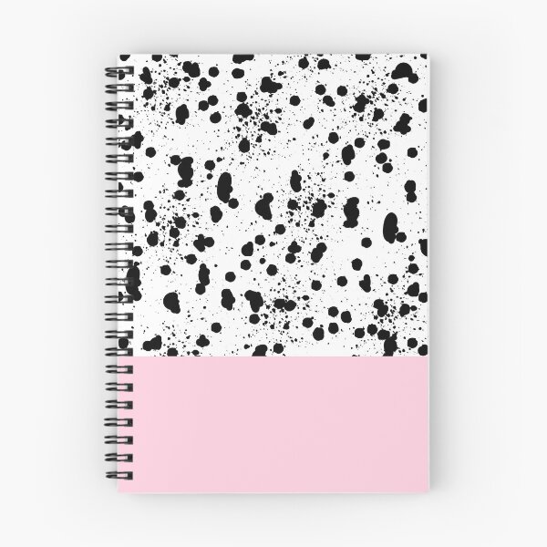 Item preview, Dalmatian Spots with Pink - Black and White Animal Print Ink Dots designed and sold by SMillustrations.